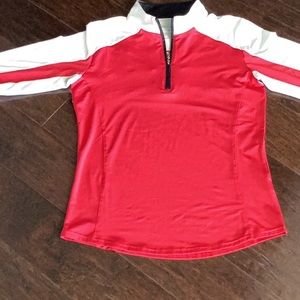 San Soleil mock zip long sleeve UPF 50.  Size small
